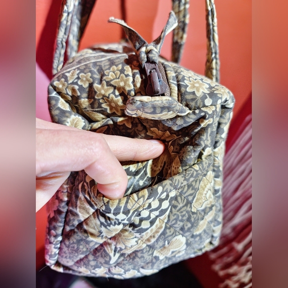 Vera Bradley Small Duffle Bag New Java Print Fall 1998 - Picture 3 of 5